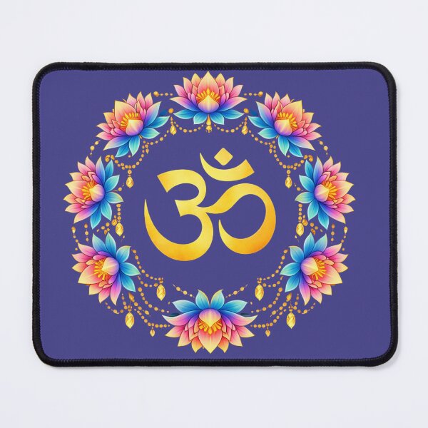 Item preview, Om Symbol Lotus Mandala Meditation Design designed and sold by Gezonde-Voeding.