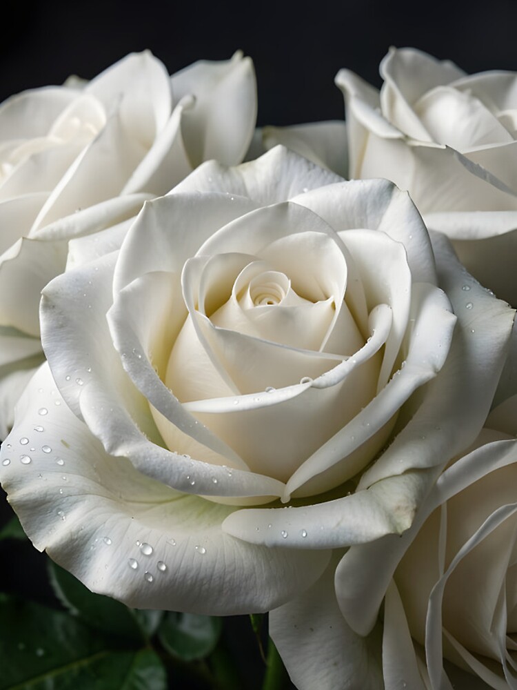 Thumbnail 4 of 4, iPhone Case, White Roses designed and sold by Grandcreators.
