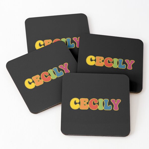 Item preview, ❤️ Cecily Personalized Name Wavy Retro Shirt, Coffee Mug, Sticker Gift designed and sold by HelixPedia.