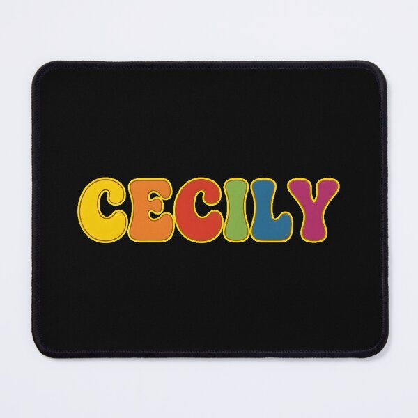 Item preview, ❤️ Cecily Personalized Name Wavy Retro Shirt, Coffee Mug, Sticker Gift designed and sold by HelixPedia.