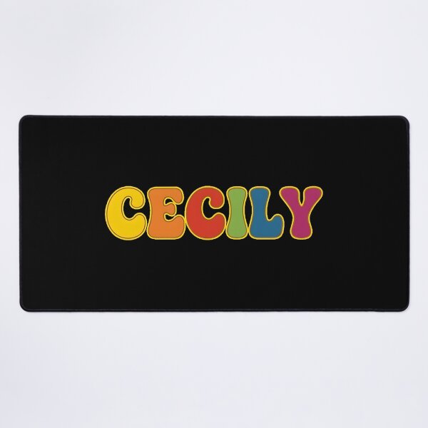 Item preview, ❤️ Cecily Personalized Name Wavy Retro Shirt, Coffee Mug, Sticker Gift designed and sold by HelixPedia.