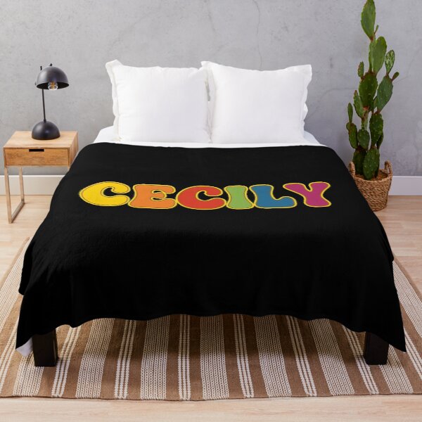 Item preview, ❤️ Cecily Personalized Name Wavy Retro Shirt, Coffee Mug, Sticker Gift designed and sold by HelixPedia.