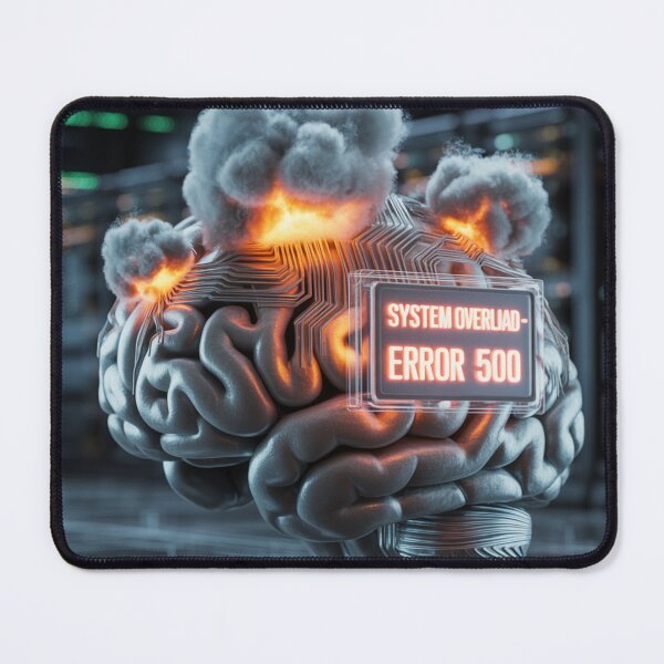 Item preview, System Overload - The Digital Burnout designed and sold by THEARTCURATİON .