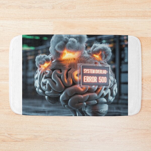 Item preview, System Overload - The Digital Burnout designed and sold by THEARTCURATİON .