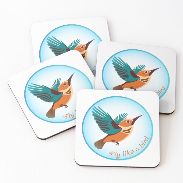 Item preview, Fly like a bird illustration designed and sold by AndamaArt.