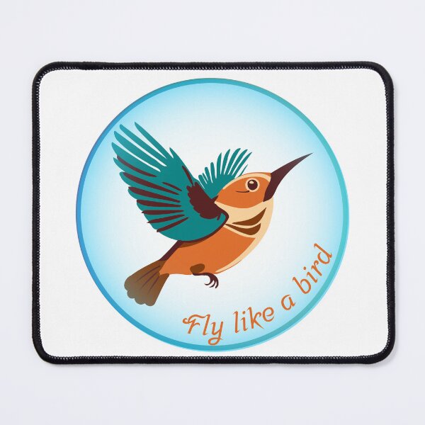 Item preview, Fly like a bird illustration designed and sold by AndamaArt.