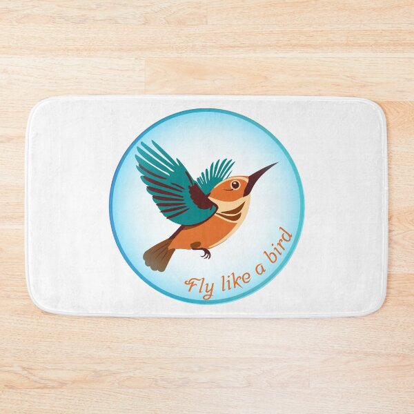 Item preview, Fly like a bird illustration designed and sold by AndamaArt.