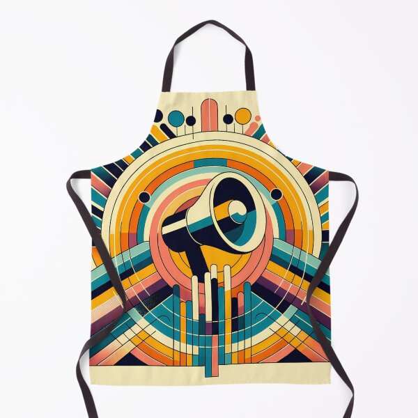 Item preview, Retro Geometric Megaphone Burst designed and sold by InkSmithery.