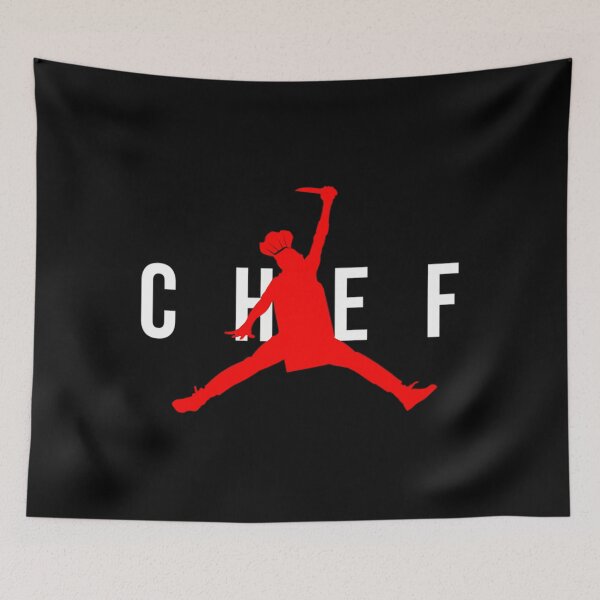 Item preview, Air Chef Jumping Sports Parody Funny Air Logo designed and sold by SiennaRuecker.