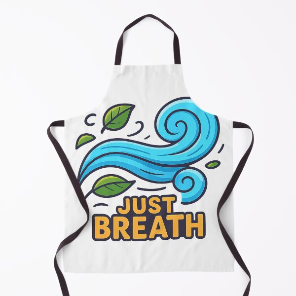 Item preview, Just Breathe Calm Mindfulness Sticker designed and sold by LumereAndCoeur.