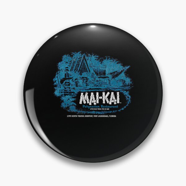 Item preview, Maikai Polynesian Restaurant Open Daily From 5pm To 2am North Federal Highway Fort Lauderdale Florida Tiki (On Darks) designed and sold by CustomedTee.