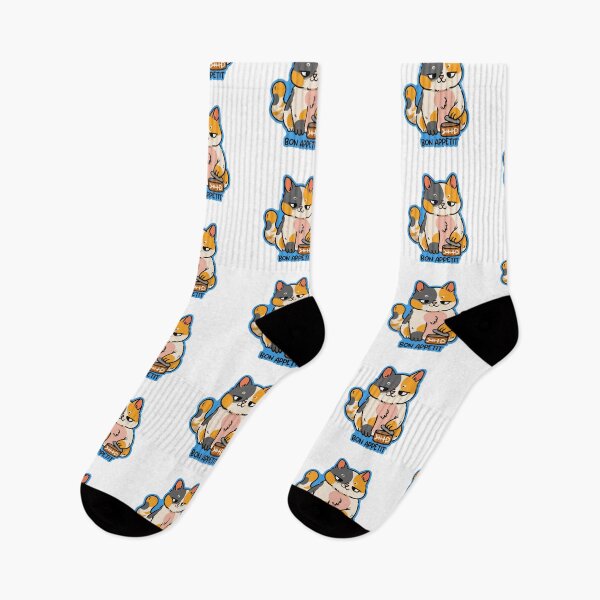 Item preview, Grumpy Calico Cat Bon Appetit Sardines designed and sold by dsangerv.