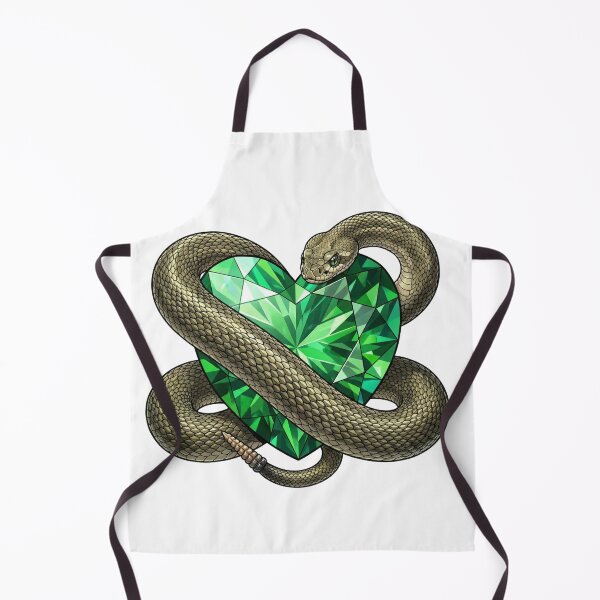 Item preview, serpente, coração, esmeralda designed and sold by Edu-Mendonca.
