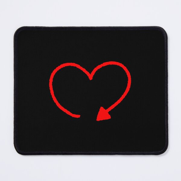 Item preview, Bold Red Heart Arrow Crayon Illustration designed and sold by ubborn.