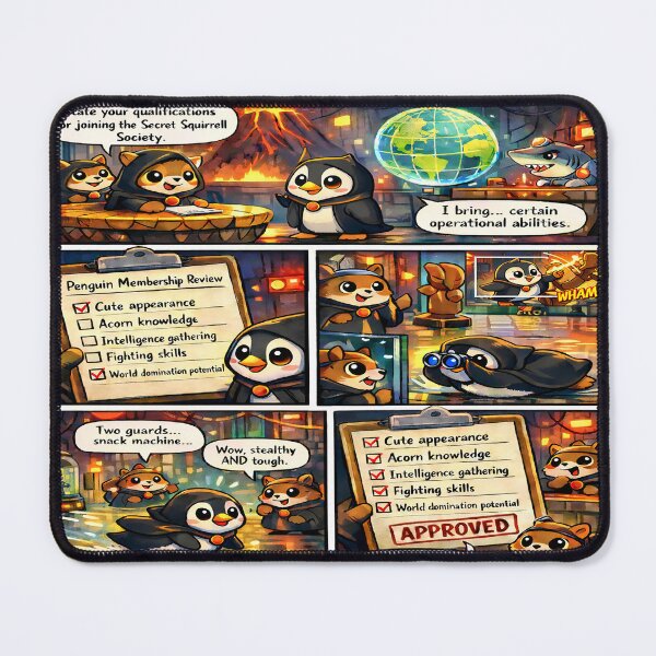 Item preview, Penguin Membership Review designed and sold by SecretSquirrellDesigns.