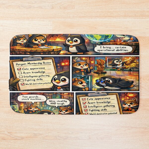 Item preview, Penguin Membership Review designed and sold by SecretSquirrellDesigns.