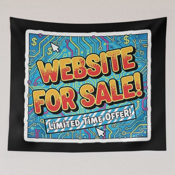 Item preview, Announcement Electric Effect WEBSITE FOR SALE! LIMITED TIME OFFER! designed and sold by Giulivo Store Graphic.