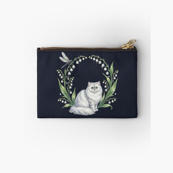 Item preview, Ethereal Moonlight Chinchilla Persian and Dragonfly Illustration designed and sold by Englandbear.