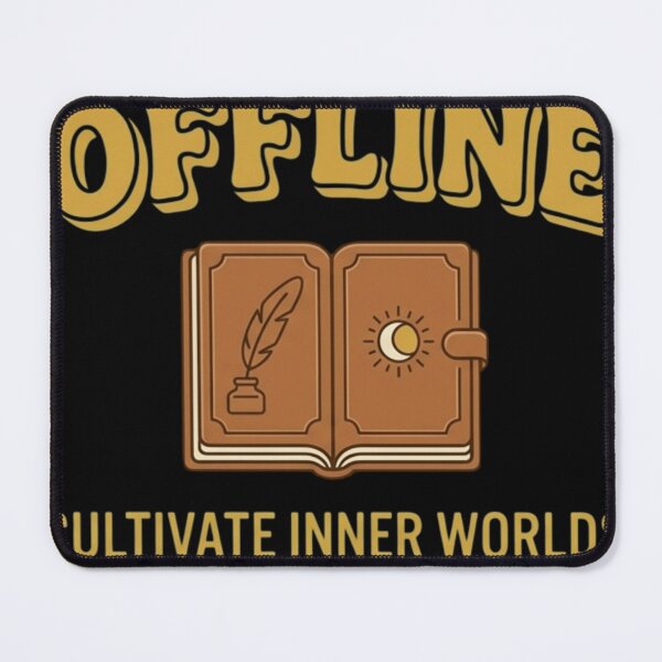 Item preview, Chronically Offline - Retro Journaling & Dark Academia Sanctuary Art designed and sold by FarDesign.