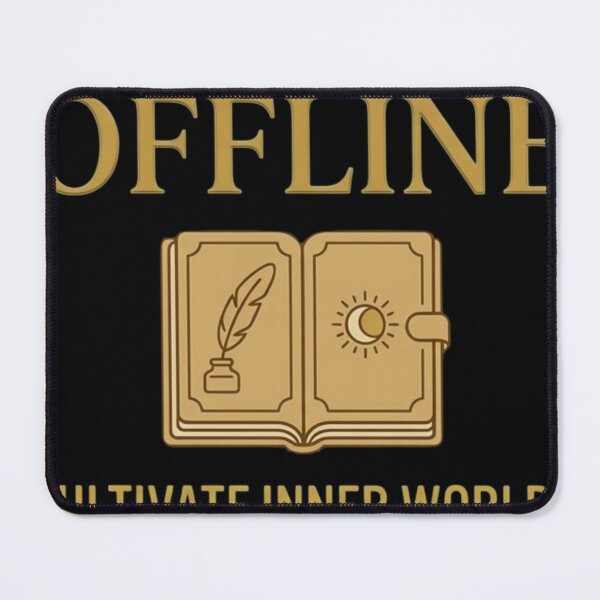 Item preview, Chronically Offline - Retro Journaling & Dark Academia Sanctuary Art designed and sold by FarDesign.