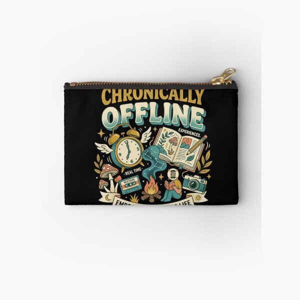 Item preview, Chronically Offline - Retro Cottagecore Cozy Sanctuary Illustration designed and sold by FarDesign.
