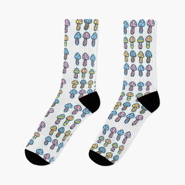 Item preview, Vibrant Mycelium: Colorful Mushroom Pattern designed and sold by Yamada Cream Studio.