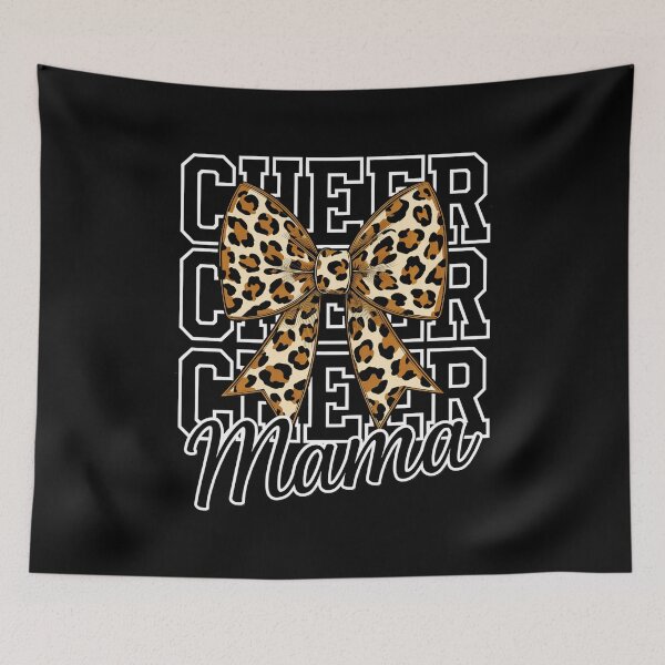 Item preview, Cheer Mama Leopard Bow Cheerleading Spirit Design designed and sold by zamiokaline.