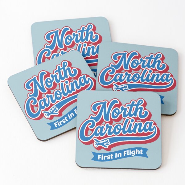 Item preview, Vintage North Carolina First In Flight Retro Script designed and sold by Cozy-Old-Pub.