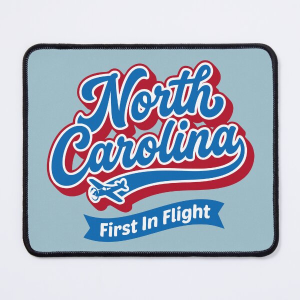 Item preview, Vintage North Carolina First In Flight Retro Script designed and sold by Cozy-Old-Pub.