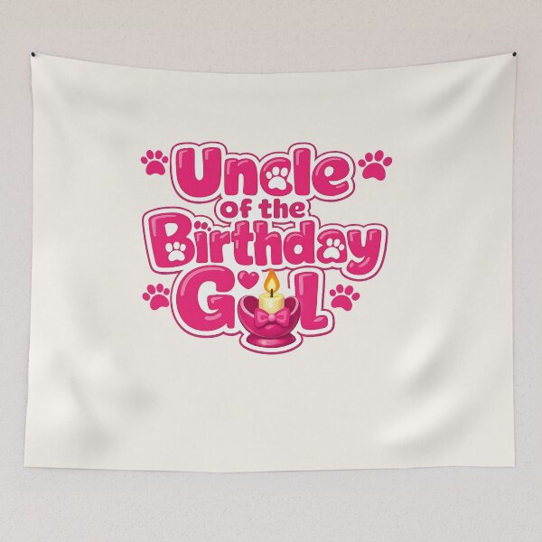 Item preview, Uncle of the Birthday Girl designed and sold by annenambiro.