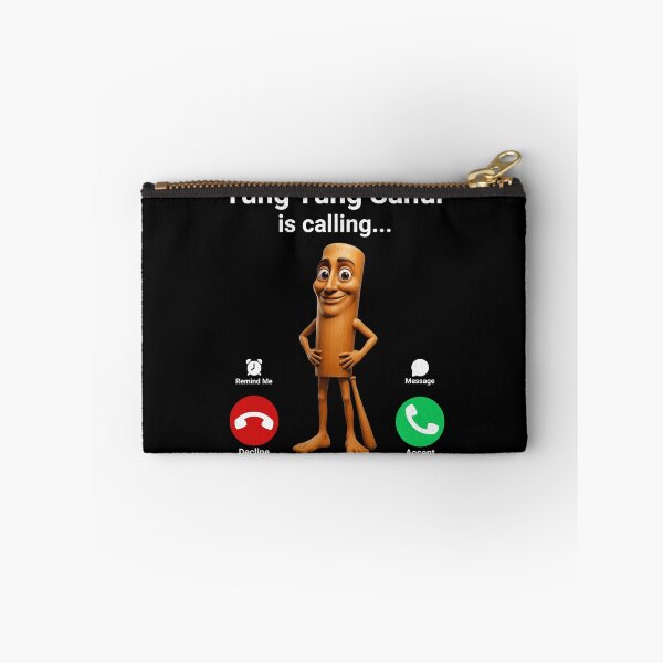 Item preview, Tung Sahur Is Calling Funny Fishing Brainrot Meme Joke Boys Kids designed and sold by UniTeeCo.