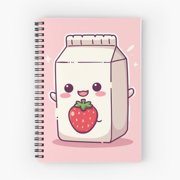 Item preview, KAWAII STRAWBERRY MILK CARTON designed and sold by Graylay1589.