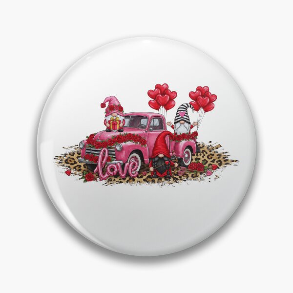 Item preview, Pink Truck Valentine Gnomes Leopard Love designed and sold by DizzyShirts1.