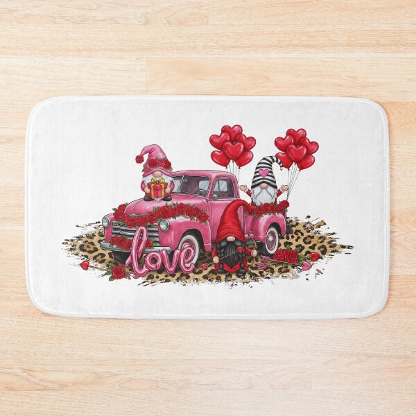 Item preview, Pink Truck Valentine Gnomes Leopard Love designed and sold by DizzyShirts1.