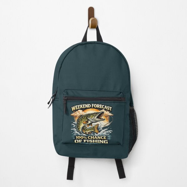 Item preview, Weekend Forecast 100% Chance of Fishing pike designed and sold by Gezonde-Voeding.