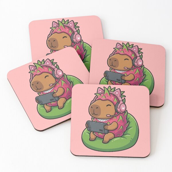Item preview, Capidragon - Kawaii Gamer Capybaras: The Fruit Squad designed and sold by NyxPixel.