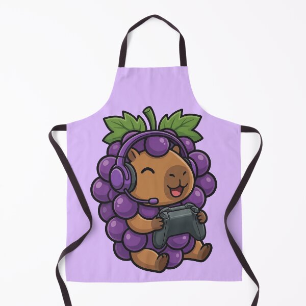 Item preview, Capiuva - Kawaii Gamer Capybaras: The Fruit Squad designed and sold by NyxPixel.