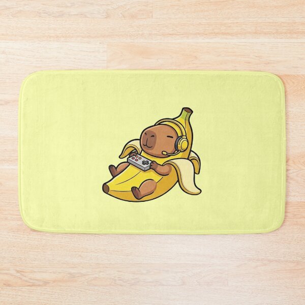 Item preview, Capibanana - Kawaii Gamer Capybaras: The Fruit Squad designed and sold by NyxPixel.