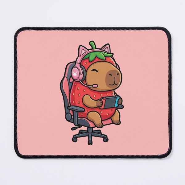 Item preview, Capifresa - Kawaii Gamer Capybaras: The Fruit Squad designed and sold by NyxPixel.