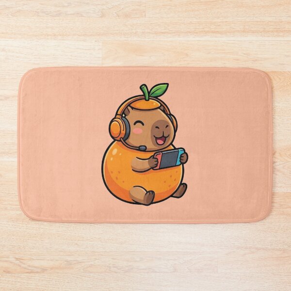 Item preview, Capiorange - Capybaras Gamers Kawaii: The Fruit Squad designed and sold by NyxPixel.