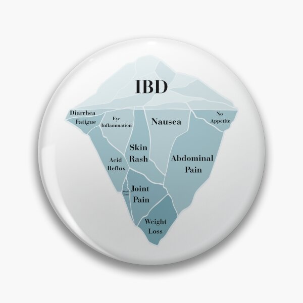 Artikelvorschau, IBD-Eisberg der Symptome entworfen und verkauft von Designbynorase.