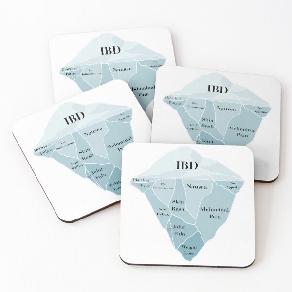 Item preview, IBD Iceberg of Symptoms designed and sold by Designbynorase.