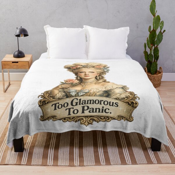 Item preview, Funny Glamour Quote. Marie Antoinette, Fashion humour designed and sold by Shoot-The-Moon.