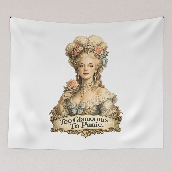 Item preview, Funny Glamour Quote. Marie Antoinette, Fashion humour designed and sold by Shoot-The-Moon.