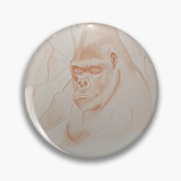Item preview, Gorilla – Ritratto Realistico a Matita designed and sold by DisegniPersonalizzati di irka87.