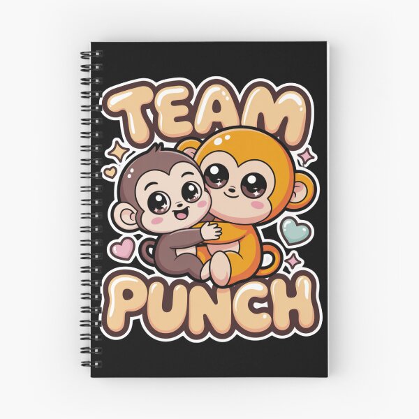 Item preview, Team Punch – Kawaii Golden Monkey Hugging Brown Baby Tee | Cute Monkey Shirt designed and sold by DarylWelsh2024.