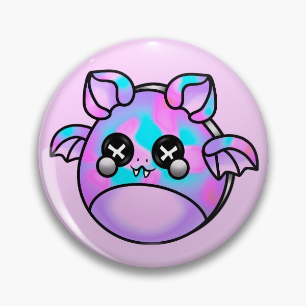 Item preview, Chonky Bat Plush - Tie Dye Cotton Candy designed and sold by tyranicorntat.