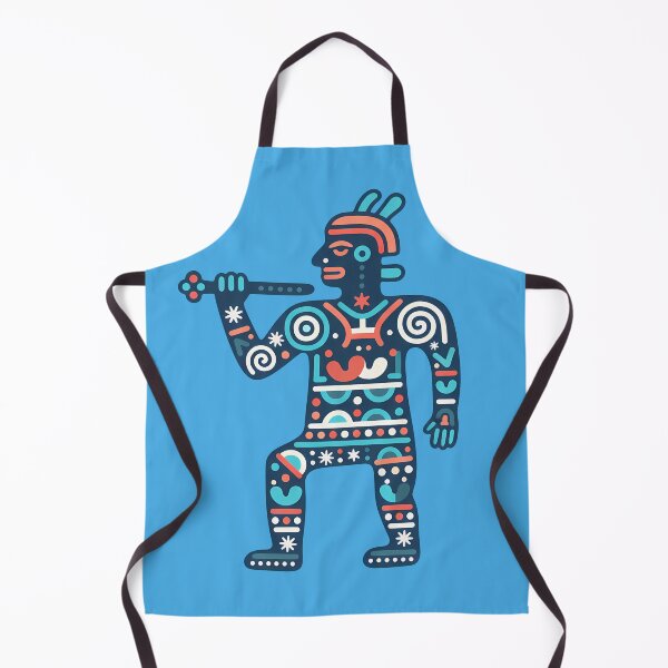 Item preview, Nazca Flute Player – Scandinavian Folk Art Fusion by heidiannemorris © designed and sold by FOLK ART FUSION by heidiannemorris.