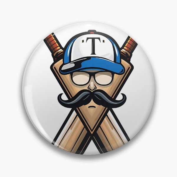Item preview, Travball Vintage  Logo Illustration With Crossed Bats designed and sold by PatsyStanton.