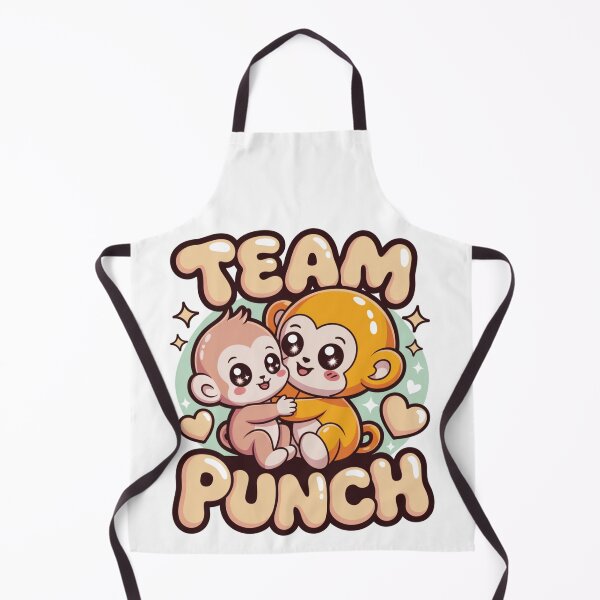 Item preview, Team Punch – Retro Groovy Kawaii Baby Monkey Duo Tee | Cute Monkey Shirt designed and sold by DarylWelsh2024.
